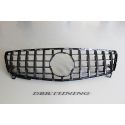 Grill look GTR Mercedes GLA X156 17-19 black chrome