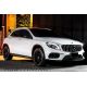 Calandra look GTR Mercedes GLA X156 17-19 black chrome
