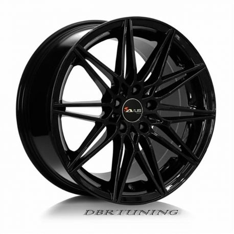 Alloy wheel AVUS AC-MB5 Glossy Black 18