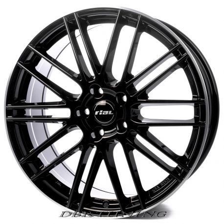 Cerchi in lega RIAL KIBO Black Lip Polished 19