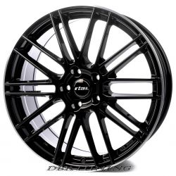 Llanta RIAL KIBO Negro Lip Pulido 20