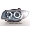 Coppia fari Angel Led Bmw 1 E81 E87 04-11 grigio