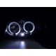 Coppia fari Angel Eyes Opel  Astra (F) 94-98 neri