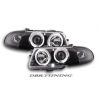Faros Angel Eyes Opel  Astra (F) 94-98 negro