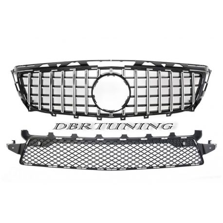 Parrilla Mercedes CLS W218 GTR 11-14 negro-cromo