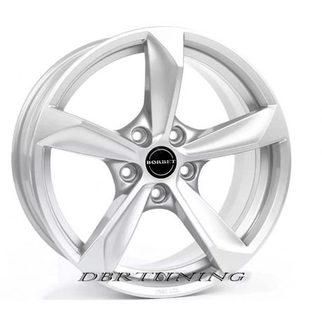 Llanta BORBET S Silver Brillante 18