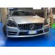 Grille Mercedes SLK look GTR 11-15 black chrome