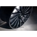 Alloy wheel TecnoMagnesio  SAVAGE Matt Black Polish 19