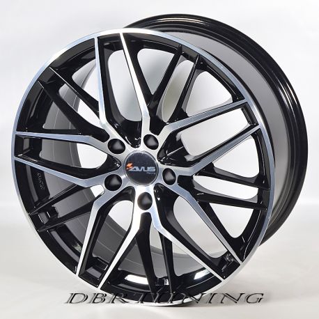 Cerchi lega AVUS AF19 Black Polish 19