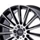 Alloy wheel CARMANI OSKAR Black Polish 18