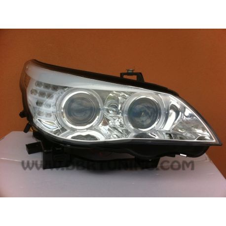 Coppia fari Angel BMW 5 E60 05-07 XENON D2S