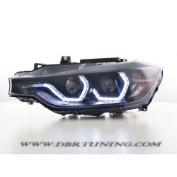Headlights 3D LED Bmw F30 F31 11-15 black