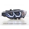 Coppia fari 3D LED Bmw F30 F31 LCI 16-18 neri