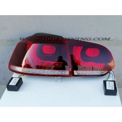 Taillight LED GOLF 6 R Look 08-12 red-clear