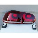 Taillight LED GOLF 6 R Look 08-12 red-clear