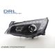 Coppia fari Led DRL Opel  Astra J 09-15 neri
