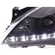 Faros Daylight Led Opel  Corsa C 00-06 negro