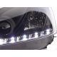 Coppia fari Daylight Led Opel  Corsa C 00-06 neri