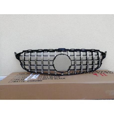 Sport grill Mercedes GTR look W205 2014 + black