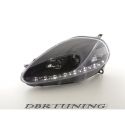 Taillights Daylight LED DRL Fiat G.PUNTO 08 black