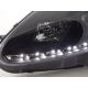 Taillights Daylight LED DRL Fiat G.PUNTO 08 black