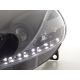 Taillights Daylight LED DRL Fiat G.PUNTO 08 black