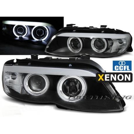 Fari Angel CCFL Xenon Bmw X5 (X53) 03-07 neri
