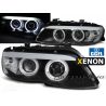 Headlights Angel CCFL Xenon Bmw X5 (X53) 03-07 black