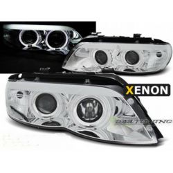 Fari Angel CCFL Xenon Bmw X5 (X53) 03-07 cromo