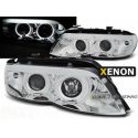 Headlights Angel CCFL Xenon Bmw X5 (X53) 03-07 chrome