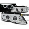 Headlights Angel CCFL Xenon Bmw X5 (X53) 03-07 chrome