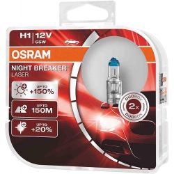 Bombillas H1 OSRAM +150% 3200K 12V 55W