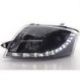 Headlights Daylight led Audi TT (8N) 99-06 black