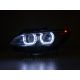Fari XENON Angel Led 3D BMW 3 E92-93 06-10 neri