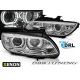 Faros XENON Angel Led 3D BMW 3 E92-93 06-10 negro