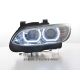 Faros XENON Angel Led 3D BMW 3 E92-93 06-10 negro
