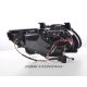 Faros XENON Angel Led 3D BMW 3 E92-93 06-10 negro