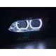 Faros XENON Angel Led 3D BMW 3 E92-93 06-10 negro