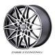 Alloy wheel CARMANI KNUT Black Polish 18