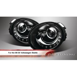 Faros Daylight LED VW NEW BEETLE 06-11 negro