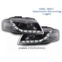 Headlight Daylight Led Audi A3 8P 03-08 neri