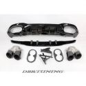 Rear diffuser Mercedes A W177 18-22 Look AMG A45 black