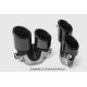 Diffusore Mercedes A W177 18-22 Look AMG A45 nero
