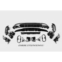 Rear diffuser Mercedes A V177 Sedan 18-22 Look AMG A45 black