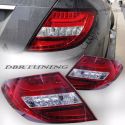 Taillight Led LightBar MERCEDES C W204 07-11 red