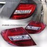 Fanali Led LightBar MERCEDES C W204 11-14 rosso