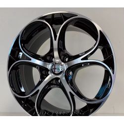 17" Alloy wheels AVUS AC-520 Glossy Black