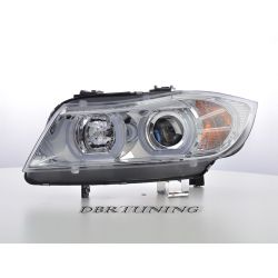 Headlights Angel Eyes Led TFL BMW 3 E90-91 05-11 black