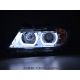 Headlights Angel Eyes Led TFL BMW 3 E90-91 05-11 black