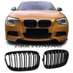 Calandra BMW F20 21 look M1 11-15 nera lucida